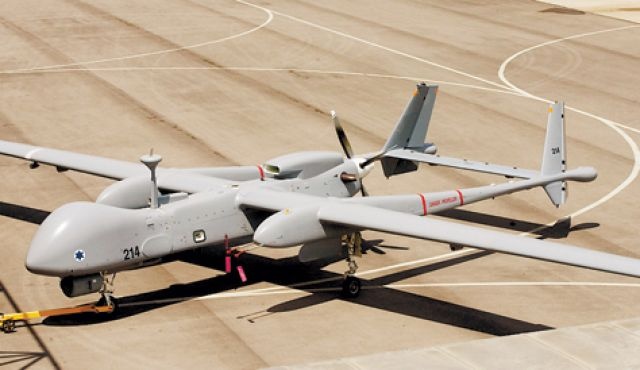 Máy bay IAI Eitan do Tập đoàn hàng không vũ trụ Israel phát triển. Ảnh: UAV Global