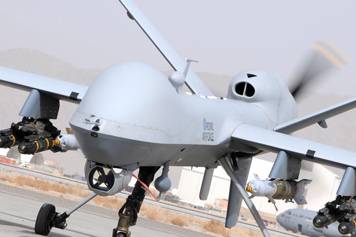 Máy bay MQ-9 Reaper của Không quân Anh. Ảnh: Wired