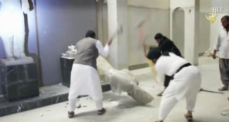 Phien quan IS dap nhieu buc tuong 3.000 nam hinh anh