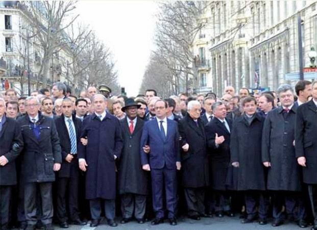 Một tờ báo Do Thái chính thống cực đoan đã xóa hình Thủ tướng Đức, bà Angela Merkel, trong bức ảnh các nhà lãnh đạo châu Âu tuần hành chống khủng bố ở Paris hồi giữa tháng 1/2015, sau vụ thảm sát ở tòa soạn báo Charlie Hebdo.