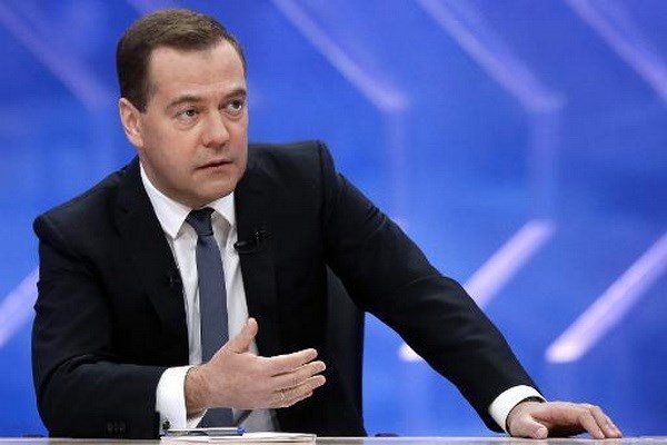 Thu tuong Nga Dmitry Medvedev sap sang tham Viet Nam hinh anh