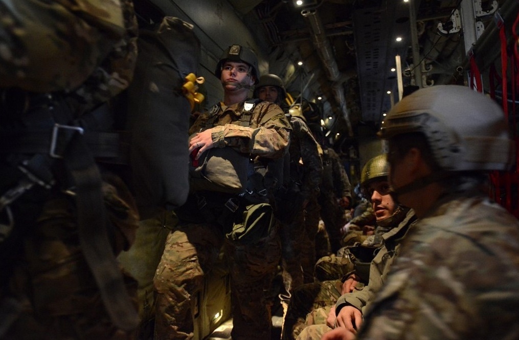 Những binh sĩ tham gia tập huấn đến từ Tiểu đoàn 1 thuộc Đội đặc nhiệm số 10 của Lục quân Mỹ.