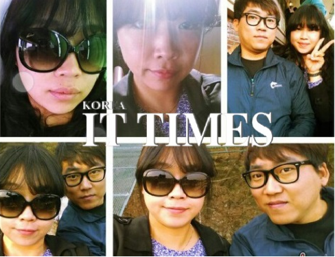 Jeong Hyun Seon và hôn phu Kim Ki Woong. Ảnh: Korea Times