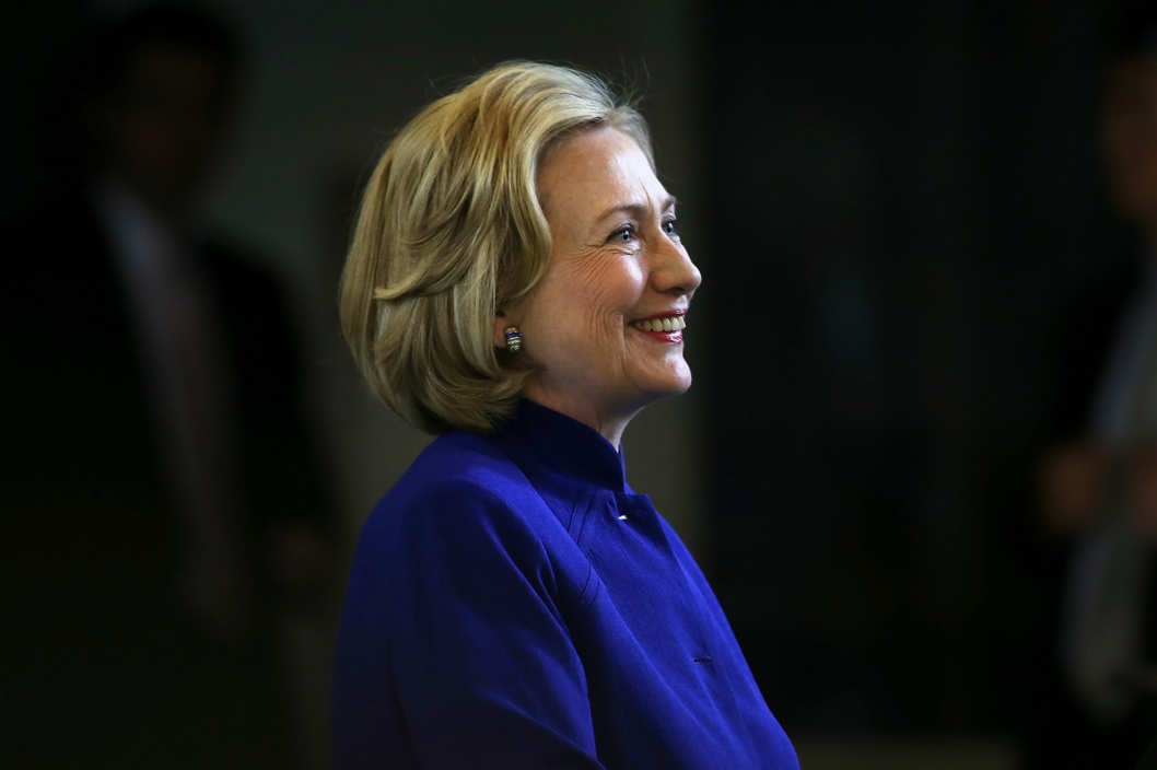Hillary Clinton có thể trở thành Tổng thống thứ 45 của Mỹ. Ảnh: Getty
