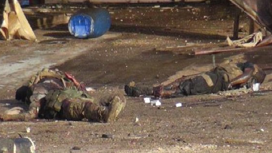 Thi the la liet tren duong khi IS chiem thanh pho cua Iraq hinh anh