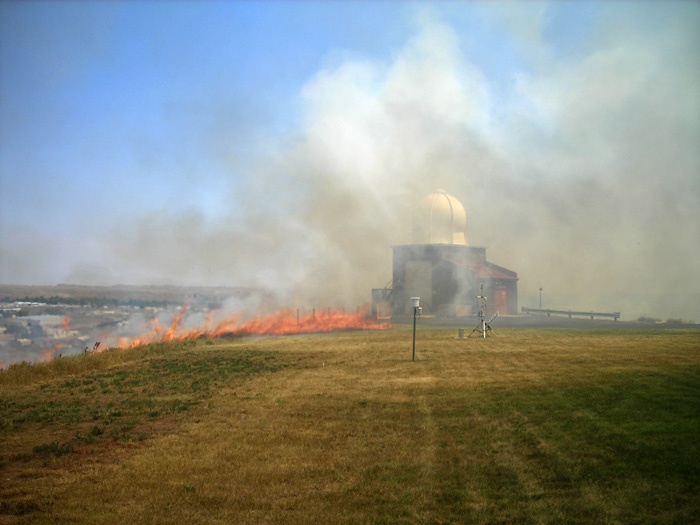 Hơn 220 người thiệt mạng trong đợt nắng ở Bắc Mỹ hồi tháng 7/2006. Nhiệt độ tại nhiều khu vực lê tới 47 độ C. Tại Nam Dakota, mức nhiệt đỉnh điểm là 54 độ C. Ảnh: NOAA