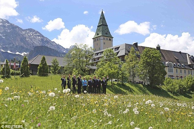 Hội nghị G-7 diễn ra tại khu nghỉ dưỡng cao cấp ở phía nam nước Đức. Ảnh: Reuters