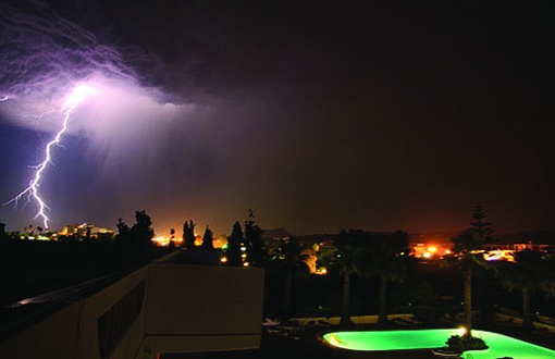 Lịch sử ghi nhận cơn bão kinh hoàng nhất thế giới xảy ra vào ngày 3/4/1856 tại đảo Rhodes, Hy Lạp. Sét đã đánh trúng một nhà thờ và cung điện nằm trên hòn đảo. Hơn 4.000 người dân ở các khu vực lân cận thiệt mạng sau khi sét đánh trúng một kho chứa đạn dược.  