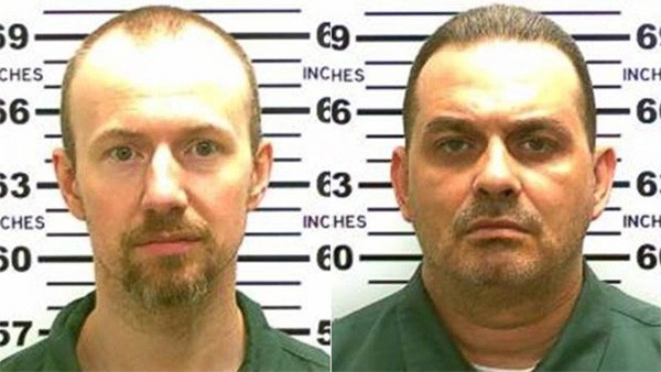 David Sweat (trái) và Richard Matt. Ảnh: Cảnh sát bang New York