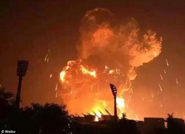 Cau lua khong lo trong vu no o kho hang Trung Quoc hinh anh