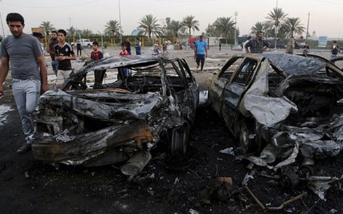 IS thuc hien 4 vu danh bom lieu chet tai Iraq hinh anh