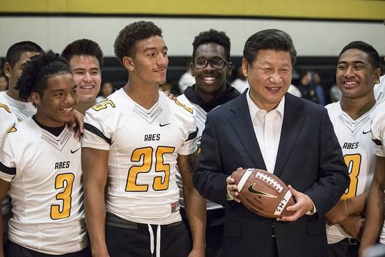 Ong Tap dem 'ngoai giao bong ban' den My hinh anh