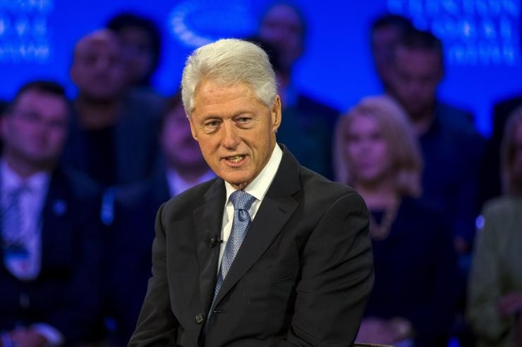 Cựu Tổng thống Mỹ Bill Clinton xuất hiện trong một sự kiện ở thành phố New York
