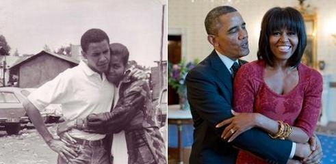 Vợ chồng tổng thống Mỹ chia sẻ hai bức ảnh chụp khoảnh khắc lãng mạn của họ nhân kỷ niệm 23 năm ngày cưới. 