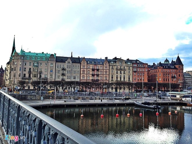 Một góc Stockholm. Ảnh: Phương Hà