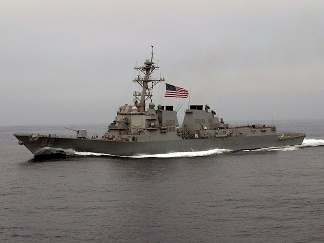  tàu khu trục mang tên lửa điều khiển USS Lassen (DDG-82). Ảnh: Flickr Hạm đội 7