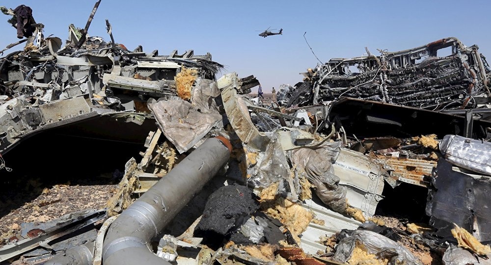 Hiện trường vụ tai nạn của phi cơ Nga. Ảnh: