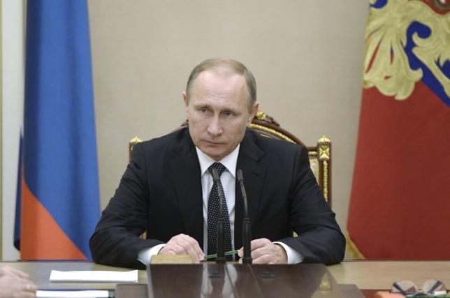 Russian President Vladimir Putin chairs a meeting with members of the Security Council at the Kremlin in Moscow, Russia, December 4, 2015 Read more at Reutershttp://www.reuters.com/article/us-mideast-crisis-syria-russia-idUSKBN0TU12M20151211#XZW6ZyqXYUa2RZiI.99