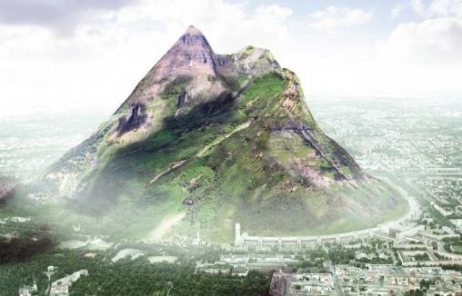 UAE xay nui nhan tao de tang nguon nuoc mua hinh anh