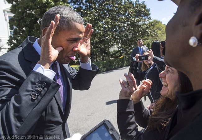 khoảnh khắc đời thường của obama ảnh 4 khoanh khac doi thuong cua obama anh 4