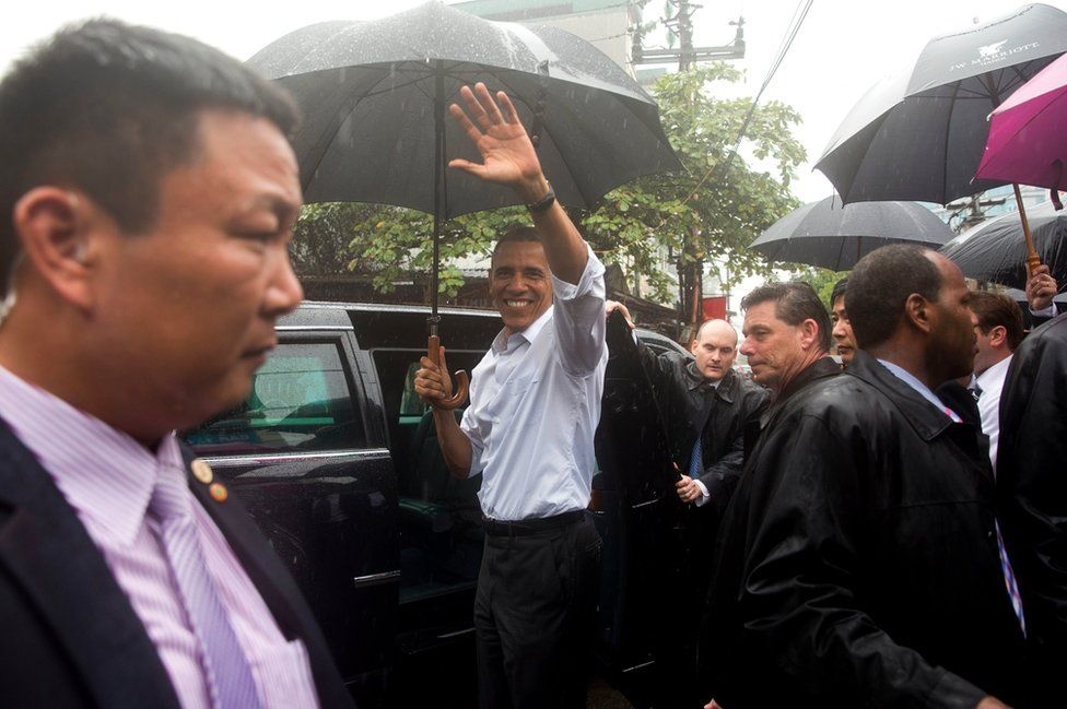 Obama ăn bún chả ở Việt Nam vào top ảnh ấn tượng ảnh 2 Obama an bun cha o Viet Nam vao top anh an tuong anh 2