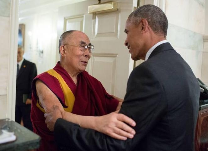 Trung Quoc noi gian vi Obama gap Dalai Lama hinh anh