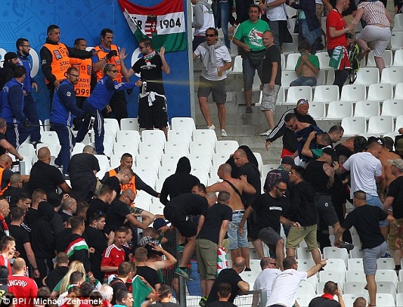 au da giua co dong vien Hungary va Phap tai Euro 2016 anh 1