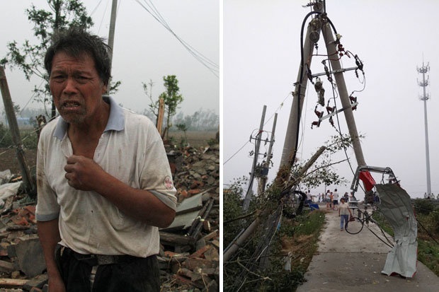 lốc xoáy ở Trung Quốc ảnh 1 loc xoay o Trung Quoc anh 1