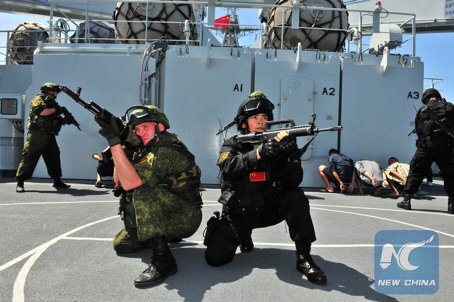 Nga, Trung tập trận chiến thuật quy mô lớn ảnh 1 Nga, Trung tap tran chien thuat quy mo lon anh 1