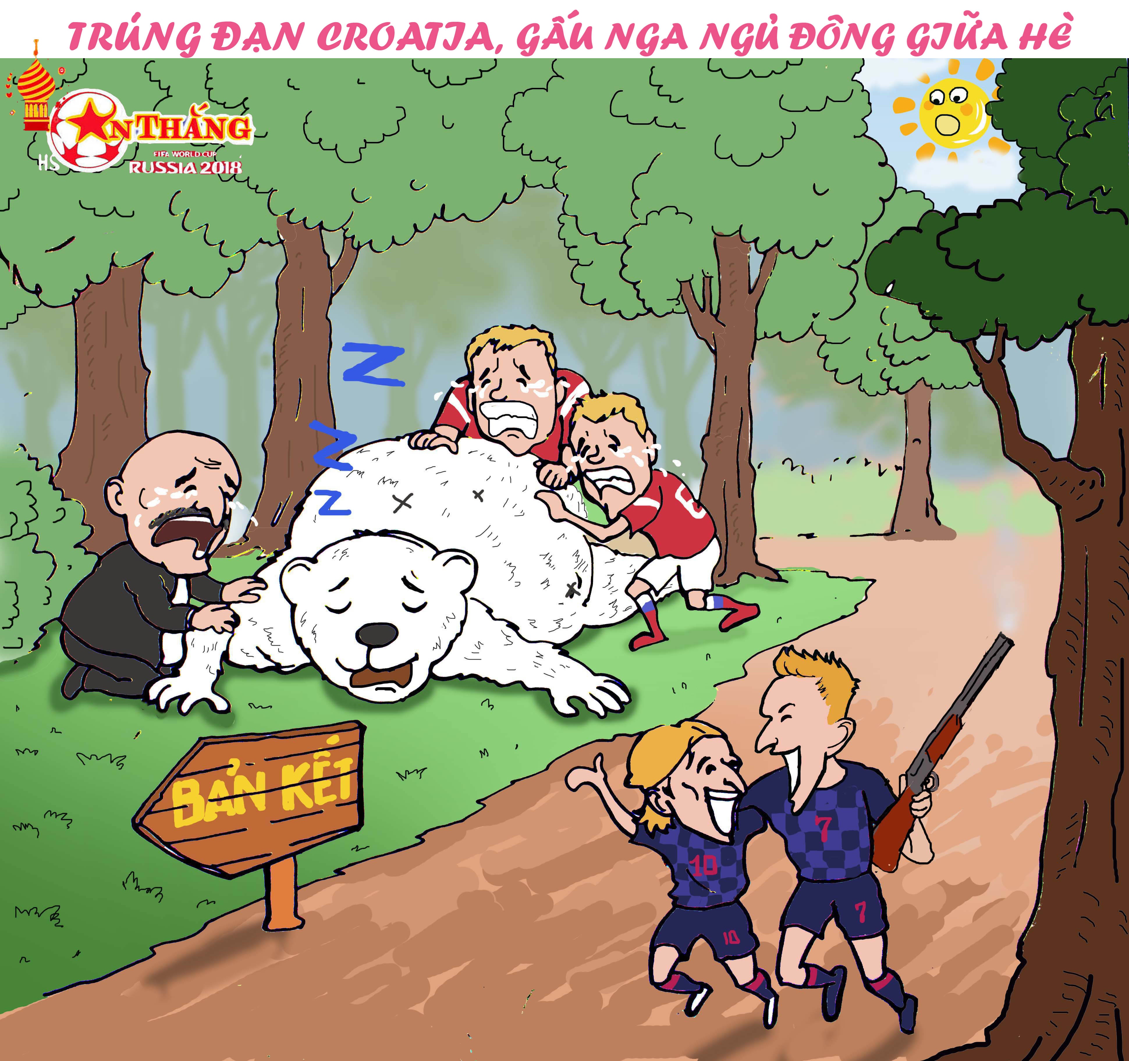 Hoa si An Thang,  Neymar,  Ronaldo,  Messi,  Lukaku,  gau Nga,  World Cup 2018,  ve nuoc,  Suarez anh 9