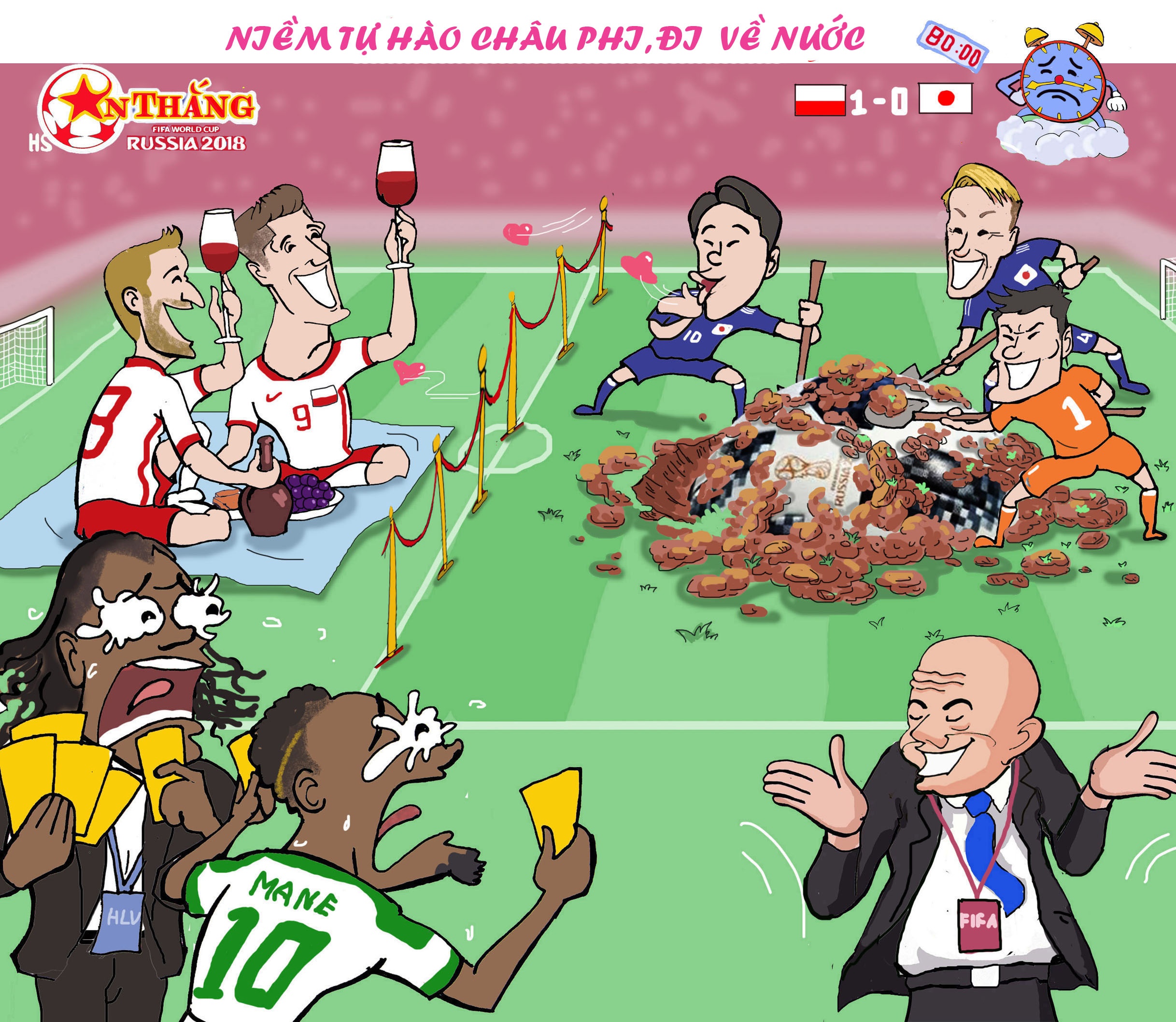 Hoa si An Thang,  Neymar,  Ronaldo,  Messi,  Lukaku,  gau Nga,  World Cup 2018,  ve nuoc,  Suarez anh 2