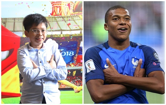 Cau be Viet Nam du chung ket World Cup muon nam tay Mbappe cua Phap hinh anh