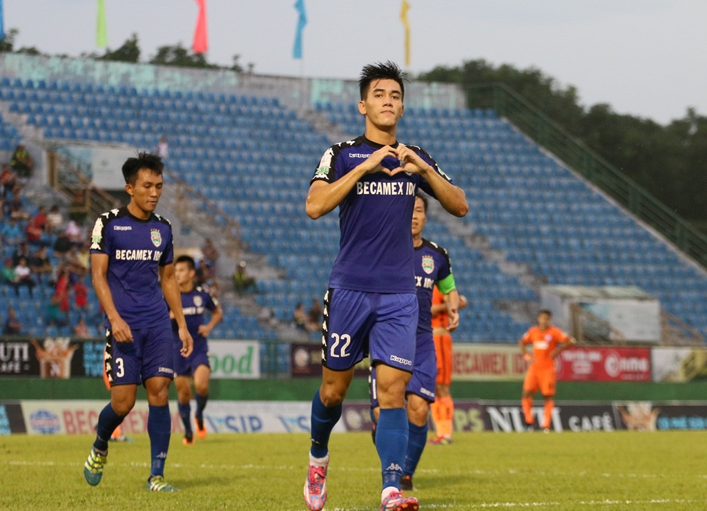 Tien Linh,  Duc Chinh,  Da Nang,  Binh Duong,  U23 Viet Nam,  Olympic Viet Nam,  Asiad 2018 anh 1