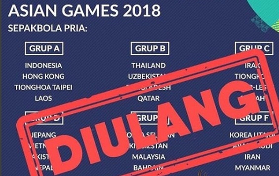 ASIAD 2018,  ASIAD,  boc tham chia bang lai,  boc tham lai,  U23 Viet Nam,  AFC,  Uy ban Olympic,  INASGOC,  PSSI,  OCA anh 1