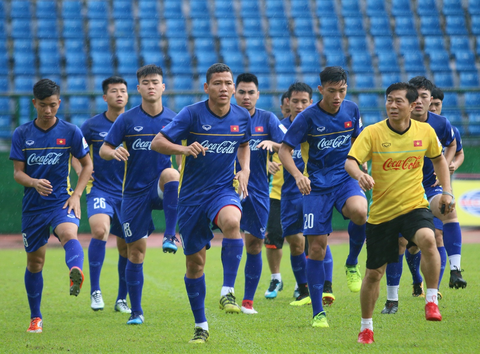 Minh Vuong,  Park Hang-seo,  Olympic Viet Nam,  Van Quyet,  cau tra loi,  ASIAD 2018,  ASIAD,  Thanh Chung,  Anh Duc,  Trinh Van Loi anh 1