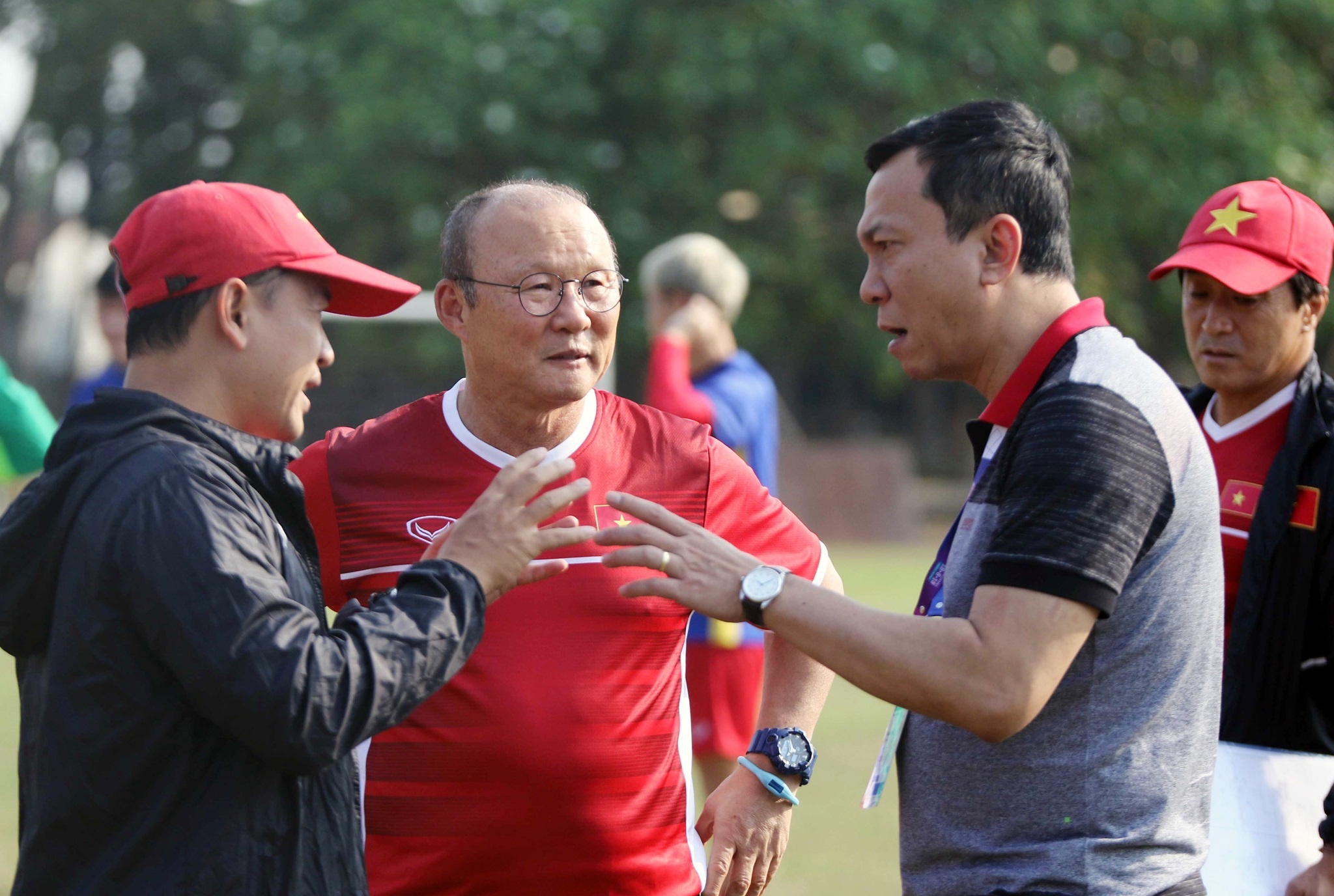 VFF,  AFF,  SEA Games 30,  Viet Nam,  Tran Quoc Tuan,  Phan Van Duc,  Do Duy Manh,  U23,  U22 Viet Nam anh 1