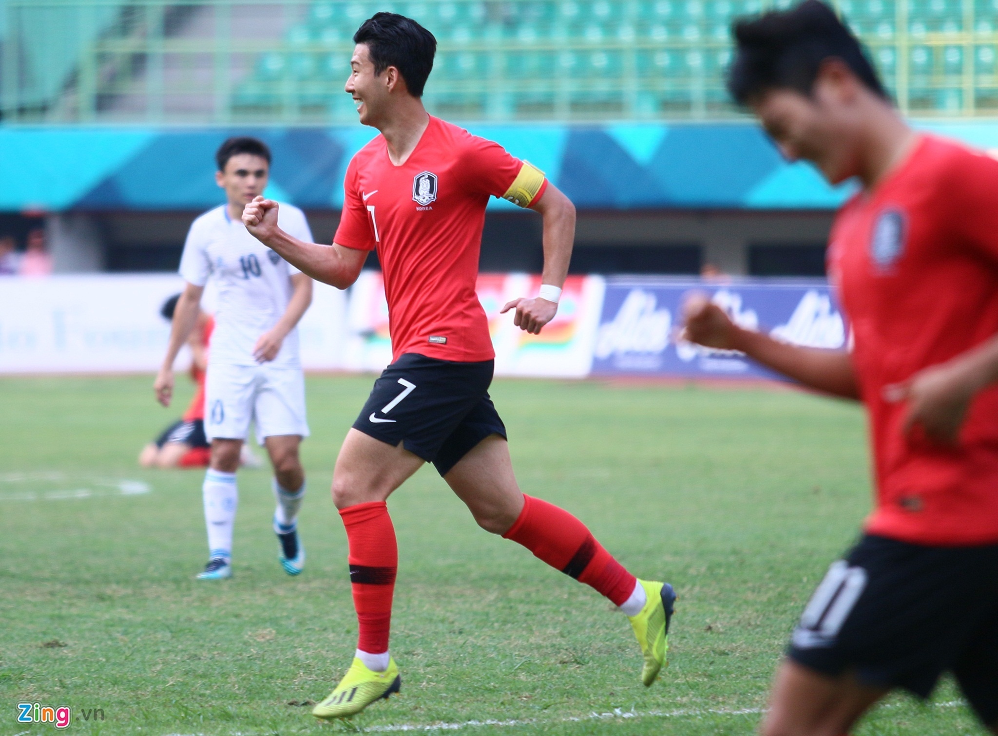 Son heung min,  olympic han quoc,  tottenham,  olympic uzbekistan,  asiad,  olympic viet nam,  park hang-seo anh 5