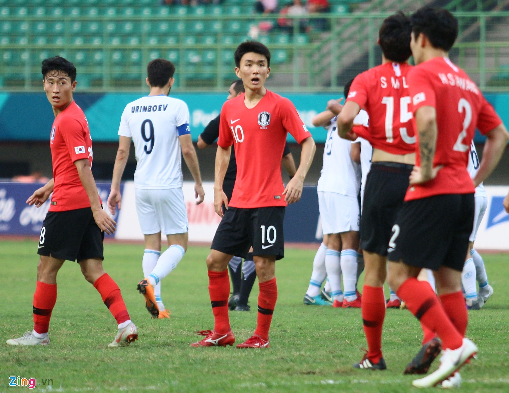 Son heung min,  olympic han quoc,  tottenham,  olympic uzbekistan,  asiad,  olympic viet nam,  park hang-seo anh 9