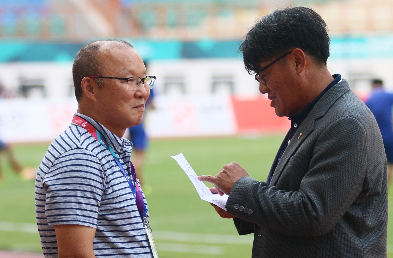 Park Hang-seo,  Olympic Han Quoc,  Olympic Viet Nam,  Olympic Syria,  vo Park Hang-seo,  ASIAD, anh 1