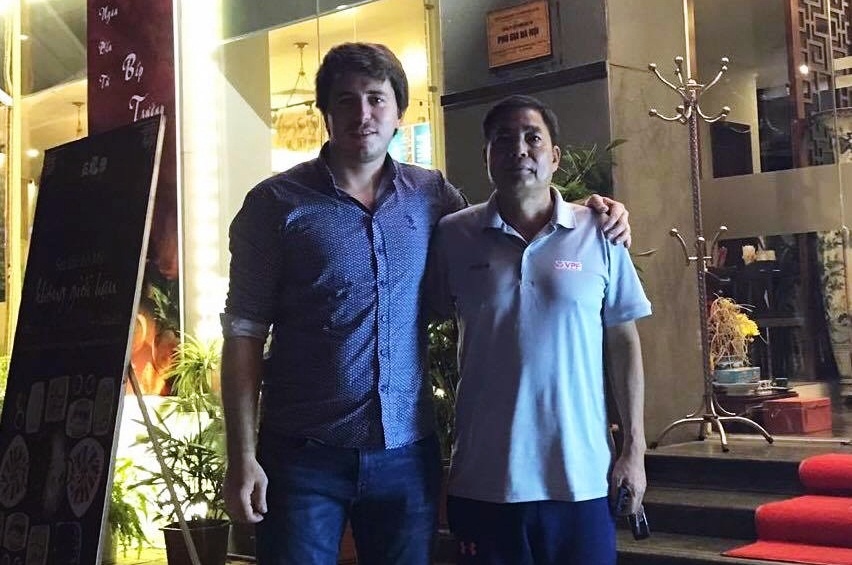 Dang Van Lam,  Van Lam,  Tran Manh Hung,  Hai Phong,  Muangthong United,  Thai League,  V League,  Andrey Grushin,  FIFA anh 2