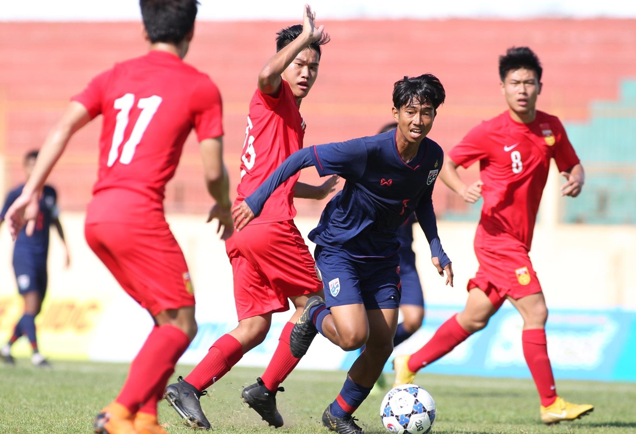 U19 Thai Lan danh bai dai dien cua Trung Quoc o giai U19 quoc te hinh anh