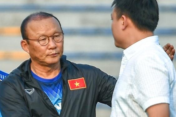 HLV Park Hang-seo goi Van Quyet tro lai hinh anh