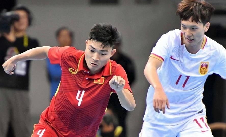 Viet Nam dau Thai Lan truoc tran play-off futsal World Cup hinh anh