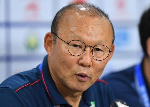 HLV Park Hang-seo tro ve Han Quoc hinh anh