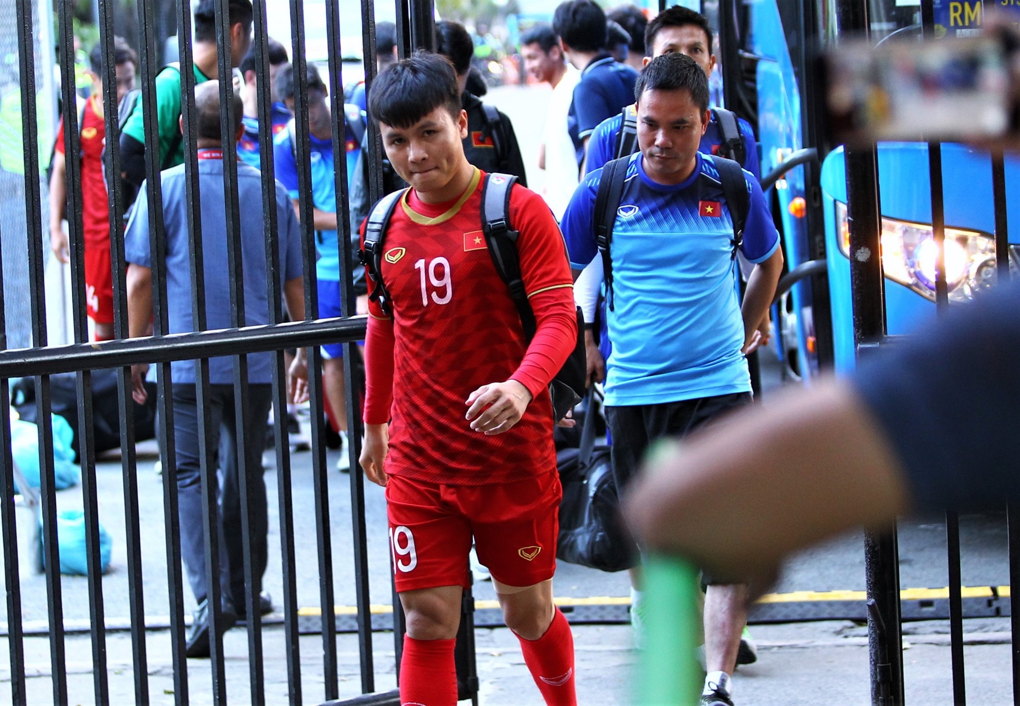 U22 Viet Nam tap buoi cuoi truoc tran chung ket SEA Games hinh anh