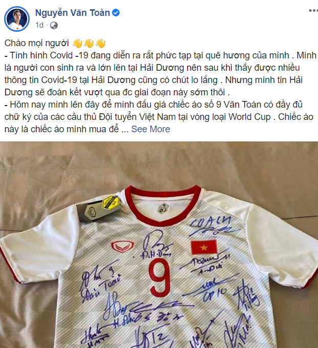 van toan,  dong trieu quyen gop ung ho que huong anh 1