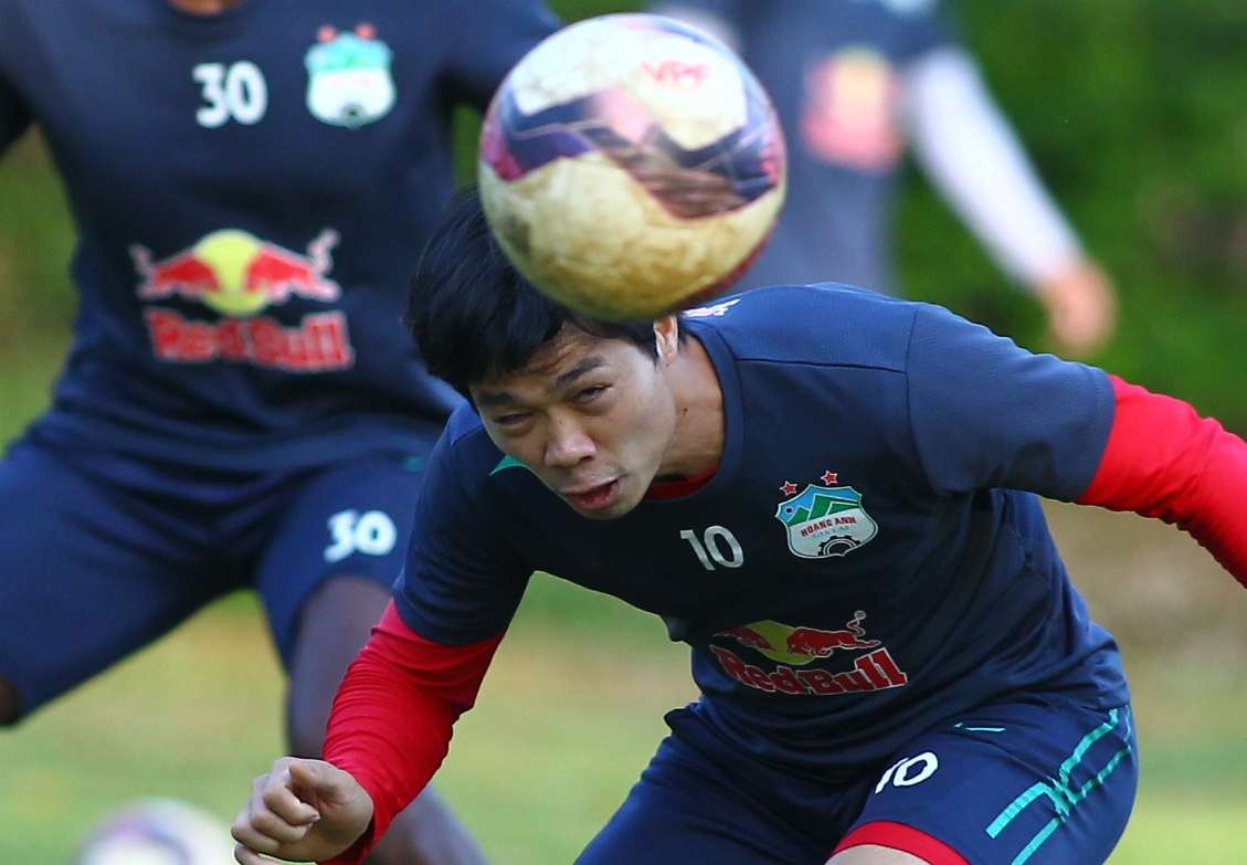 Cong Phuong, Minh Vuong tap danh dau hinh anh