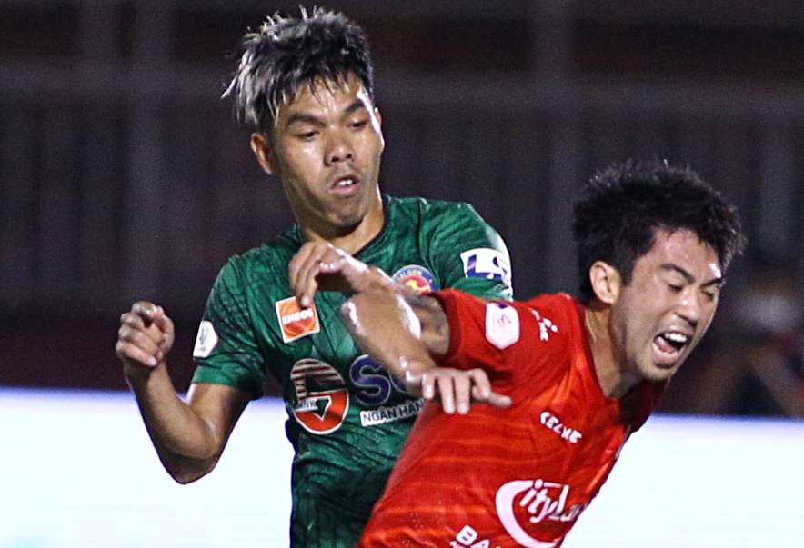 CLB Sai Gon day doi TP.HCM xuong ap chot bang xep hang hinh anh