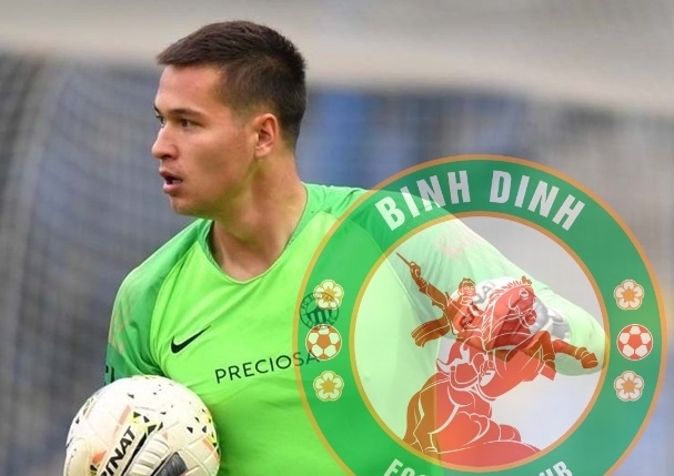 CLB Binh Dinh moi Filip Nguyen ve thi dau hinh anh