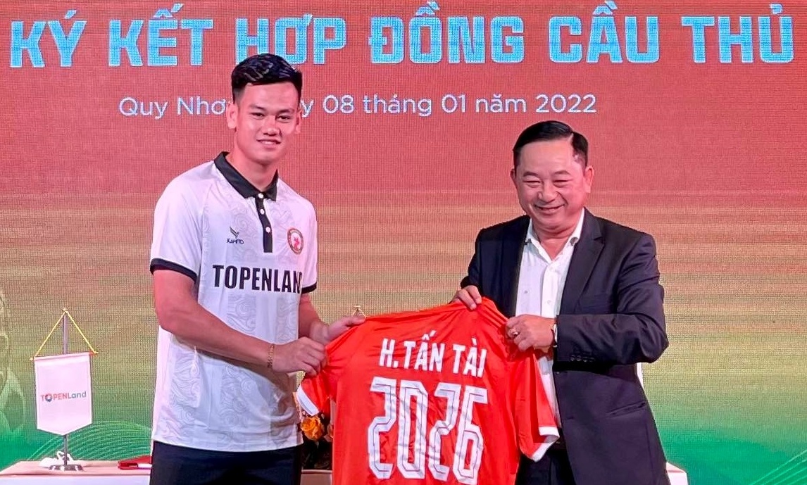 CLB Binh Dinh ra mat 12 tan binh o mua giai 2022 hinh anh